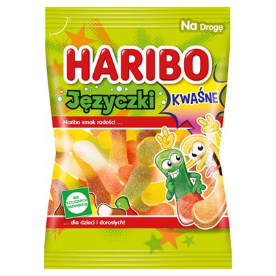 HARIBO Języczki kwaśne żelki 85g
