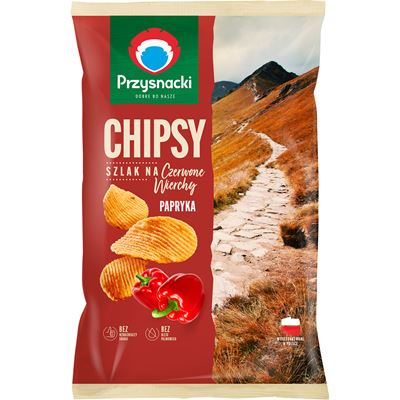 PRZYSNACKI Chipsy o smaku paprykowym 130 g