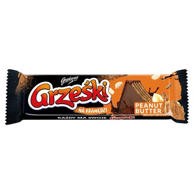GOPLANA Grześki na krawędzi penaut butter 40g