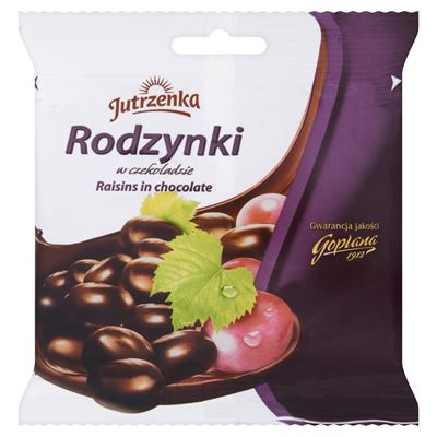 JUTRZENKA Rodzynki w czekoladzie 80g