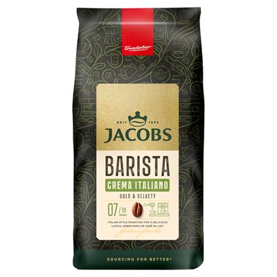 JACOBS Barista Crema Italiano Kawa ziarnista 1 kg