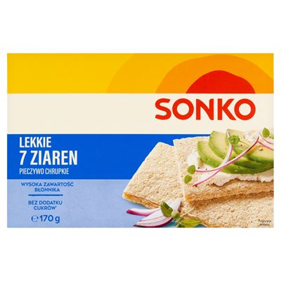 SONKO Pieczywo Lekkie 7 ziaren 170 g
