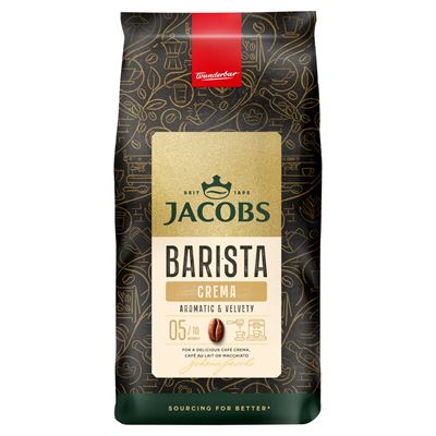 JACOBS Barista Crema Kawa ziarnista 1kg