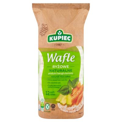 KUPIEC Wafle ryżowe naturalne 120 g