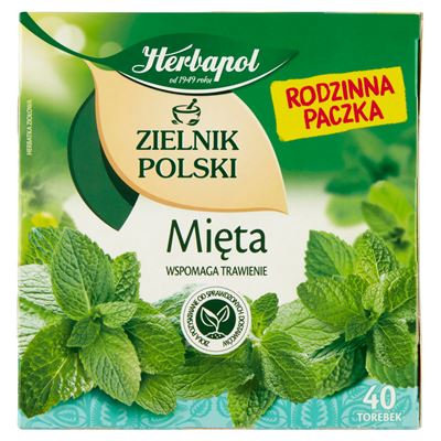 Herbapol Zielnik Polski Mięta 40 torebek 80g