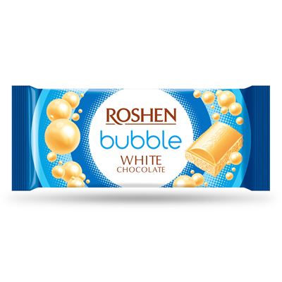 ROSHEN Czekolada z bąbelkami biała 80 g
