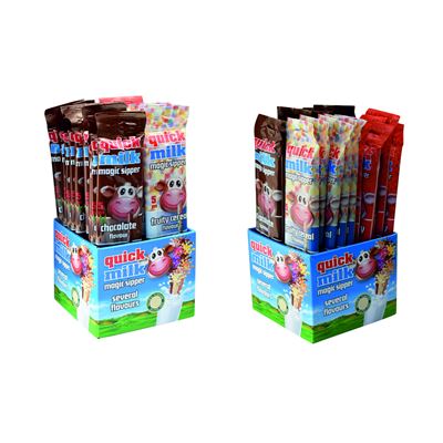 Quick milk mix słomki smakowe 30g (5x6g)