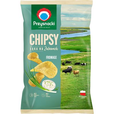 PRZYSNACKI Chipsy o smaku serka fromage 130 g