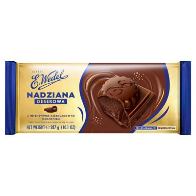E. Wedel Czekolada Nadziana Deserowa 287 g