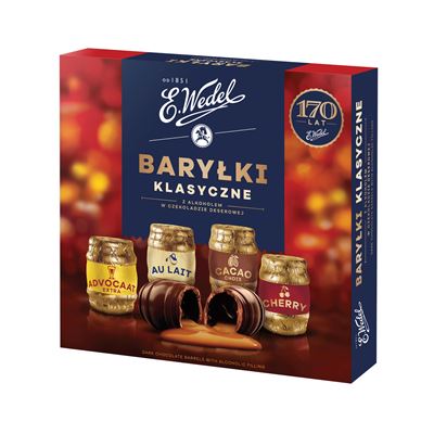 E. Wedel Baryłki z alkoholem w czekoladzie 200 g
