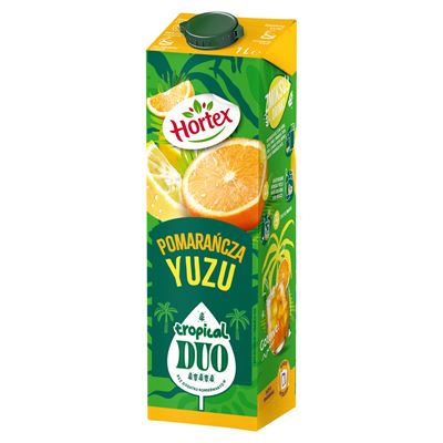 Hortex Tropical Duo Napój wieloowocowy pomarańcza yuzu 6 x 1 l