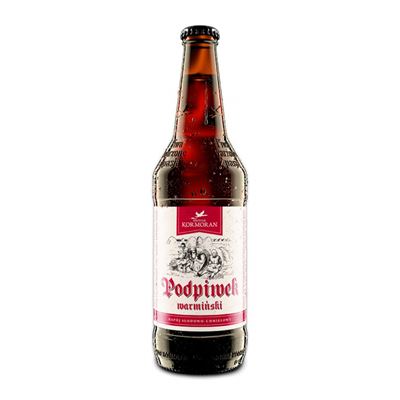 KORMORAN Podpiwek Warmiński Piwo bezalkoholowe 12 x 500 ml butelka