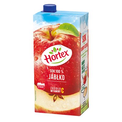 Hortex Sok 100% jabłko 6 x 2 l