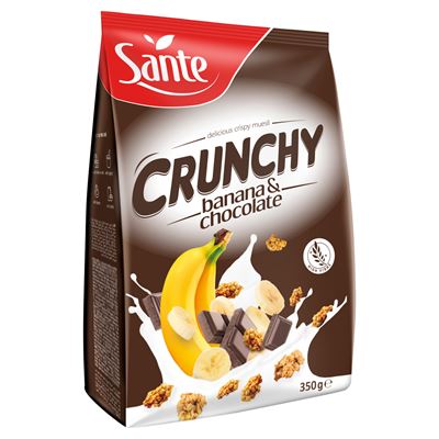 Sante Crunchy musli banan czekoladą 350 g