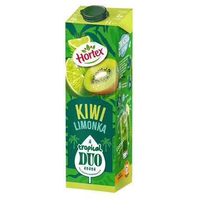 Hortex Tropical Duo Napój wieloowocowy z kiwi i limonką 6 x 1 l