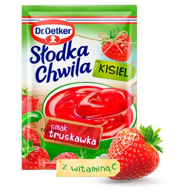 Dr.Oetker Słodka Chwila Kisiel smak truskawka 30g