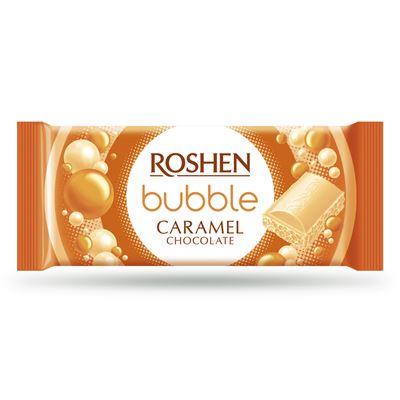 ROSHEN Czekolada z bąbelkami karmel 80 g