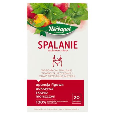 Herbapol Spalanie + oczyszczanie Suplement diety 20 torebek 40g