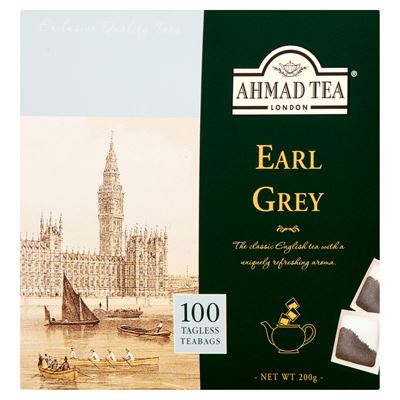 AHMAD TEA Earl Grey 100 torebek 200g
