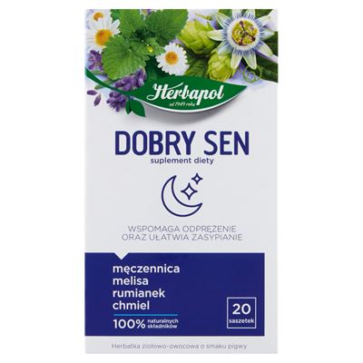 Herbapol Dobry Sen Suplement diety 20 torebek 30g