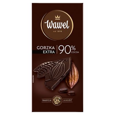 Wawel Czekolada gorzka 90% 90g