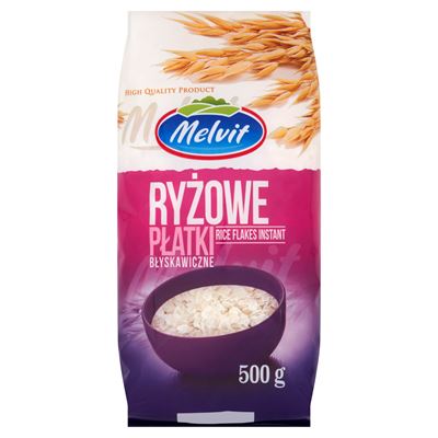 Melvit Płatki ryżowe błyskawiczne 500g