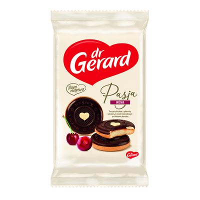 dr Gerard Pasja Biszkopt z galaretką wiśniową 650g