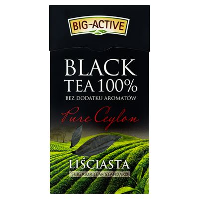 BIG-ACTIVE Pure Ceylon Black Tea 100% liściasta 100g