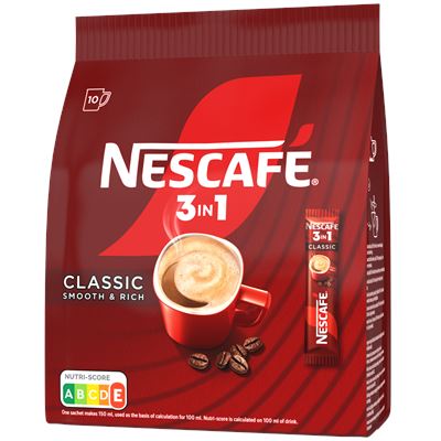 NESCAFE CLASSIC 3w1 Kawa rozpuszczalna w saszetkach 16,5g