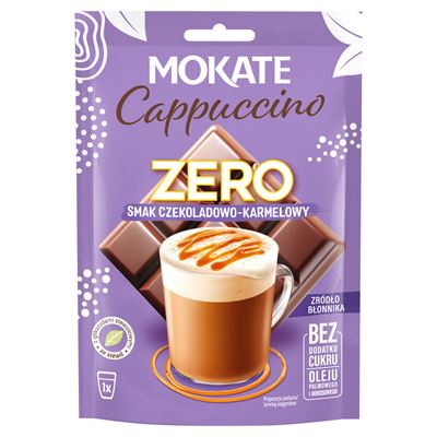 MOKATE Zero Cappuccino smak czekoladowo-karmelowy 20 g