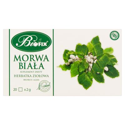 BIFIX Morwa Biała Herbata ziołowa 20 torebek 40g