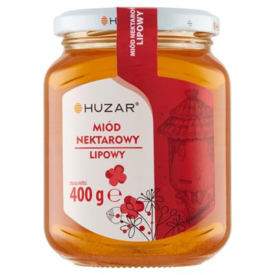 HUZAR Miód nektarowy lipowy 6x400g