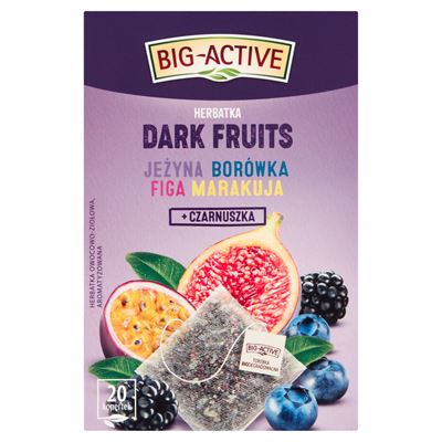 BIG-ACTIVE Herbata Dark Fruits 20 kopert 45g
