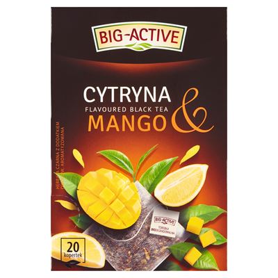 BIG-ACTIVE Cytryna&Mango 20 kopert 40g