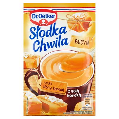 Dr.Oetker Słodka Chwila Budyń smak słony karmel 43g