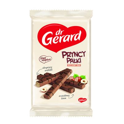dr Gerard Pryncy pałki Wafelki o smaku orzechów laskowych 200g