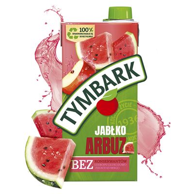 TYMBARK Napój jabłko arbuz 6 x 1 l