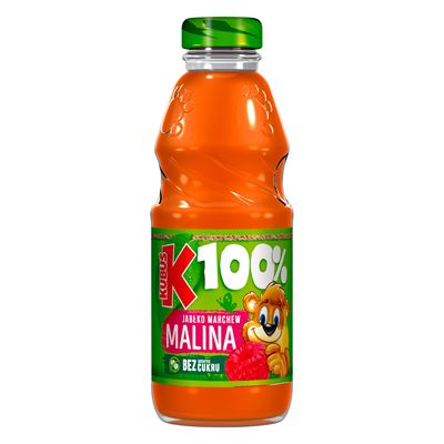 KUBUŚ Sok marchew malina jabłko 20x300ml butelka szklana