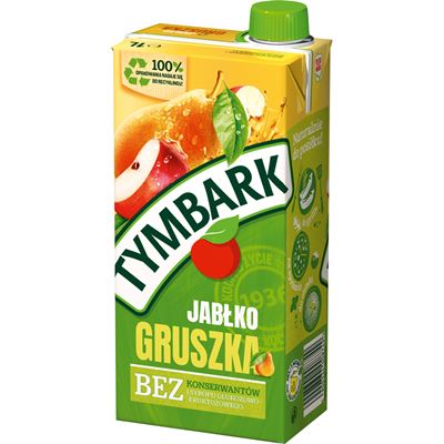 TYMBARK Napój jabłko gruszka 6 x 1 l