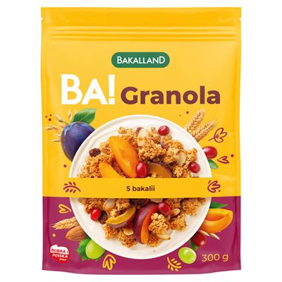 BAKALLAND Granola 5 bakalii 300g