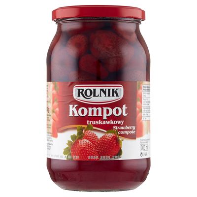 ROLNIK Kompot truskawkowy 900 ml