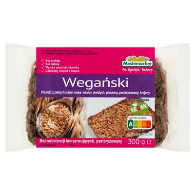 Mestemacher Chlebek wegański 300 g