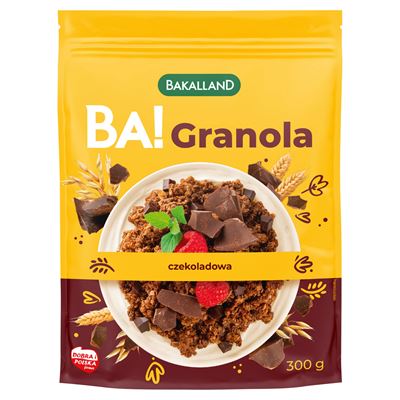 BAKALLAND Granola z czekoladą 300g