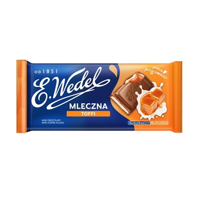 E. Wedel Czekolada mleczna toffi 100 g