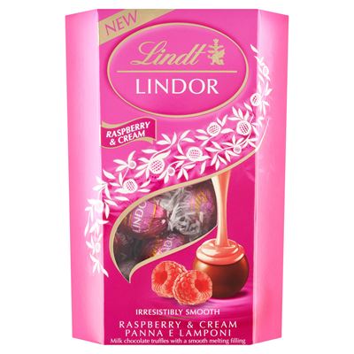 LINDOR Raspberry & Cream 200 g