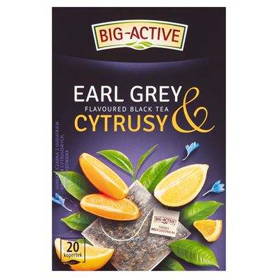 BIG-ACTIVE Earl Grey&Cytrusy 20 kopert 40g