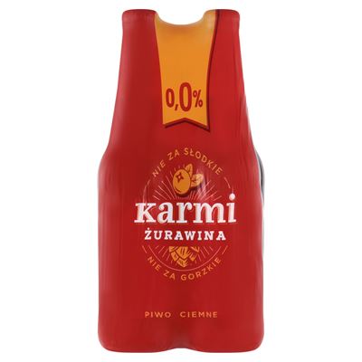 KARMI Żurawina Piwo bezalkoholowe 4x400ml butelka