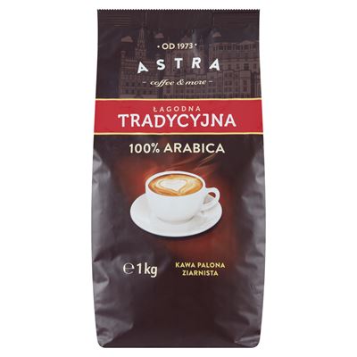 ASTRA Łagodna Tradycyjna Kawa ziarnista 1kg