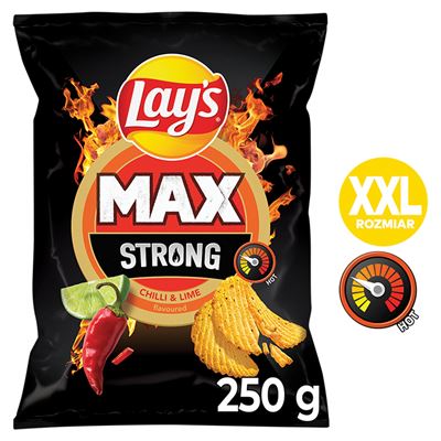 Lay's Chipsy STRONG Ostre chilli i limonka 250g