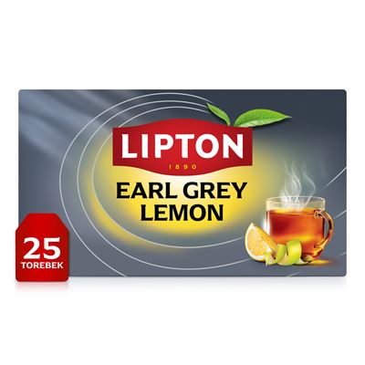 Lipton Earl Grey Lemon 25 torebek 50g